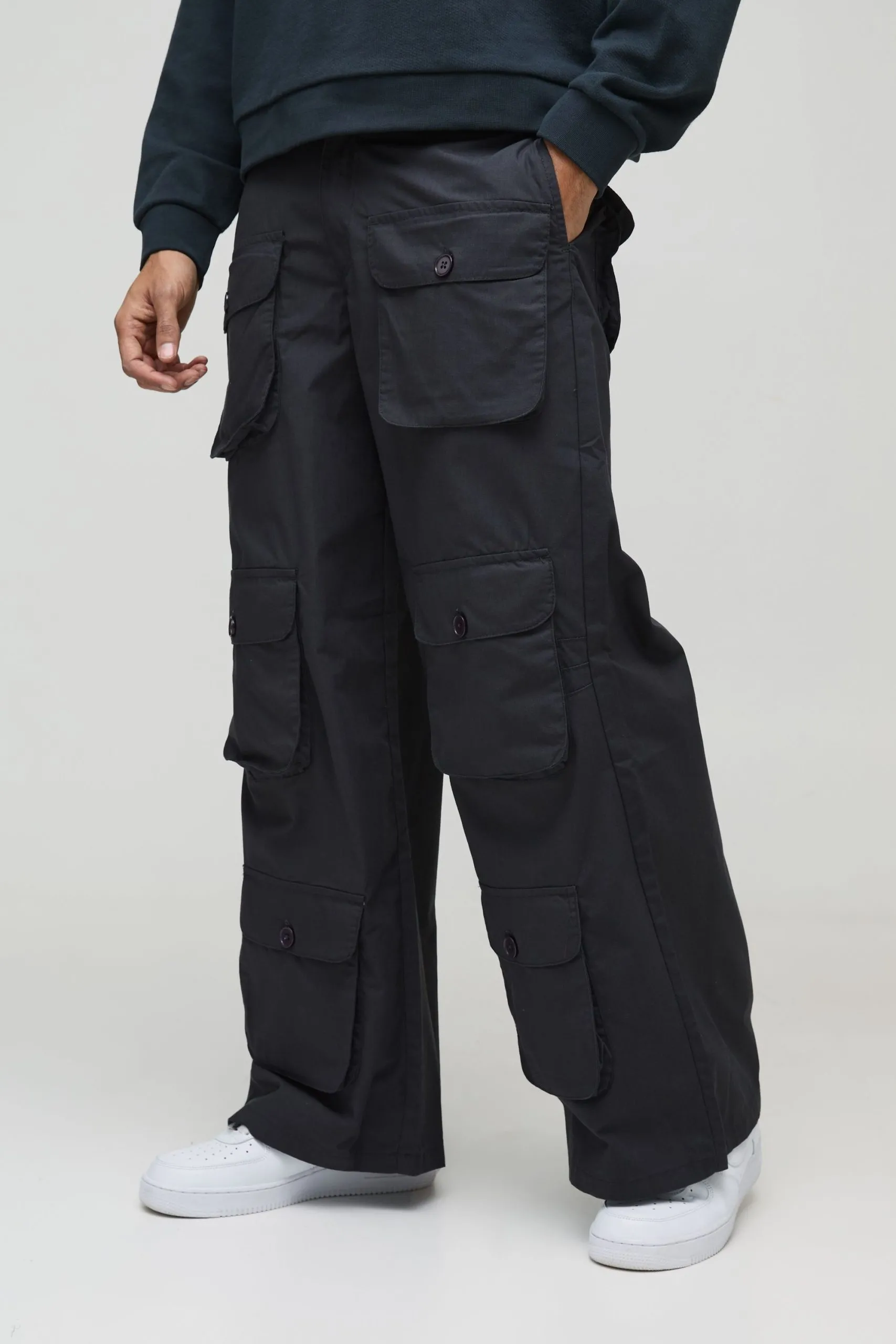 Super Baggy Ripstop Multi Pocket Cargo Trousers