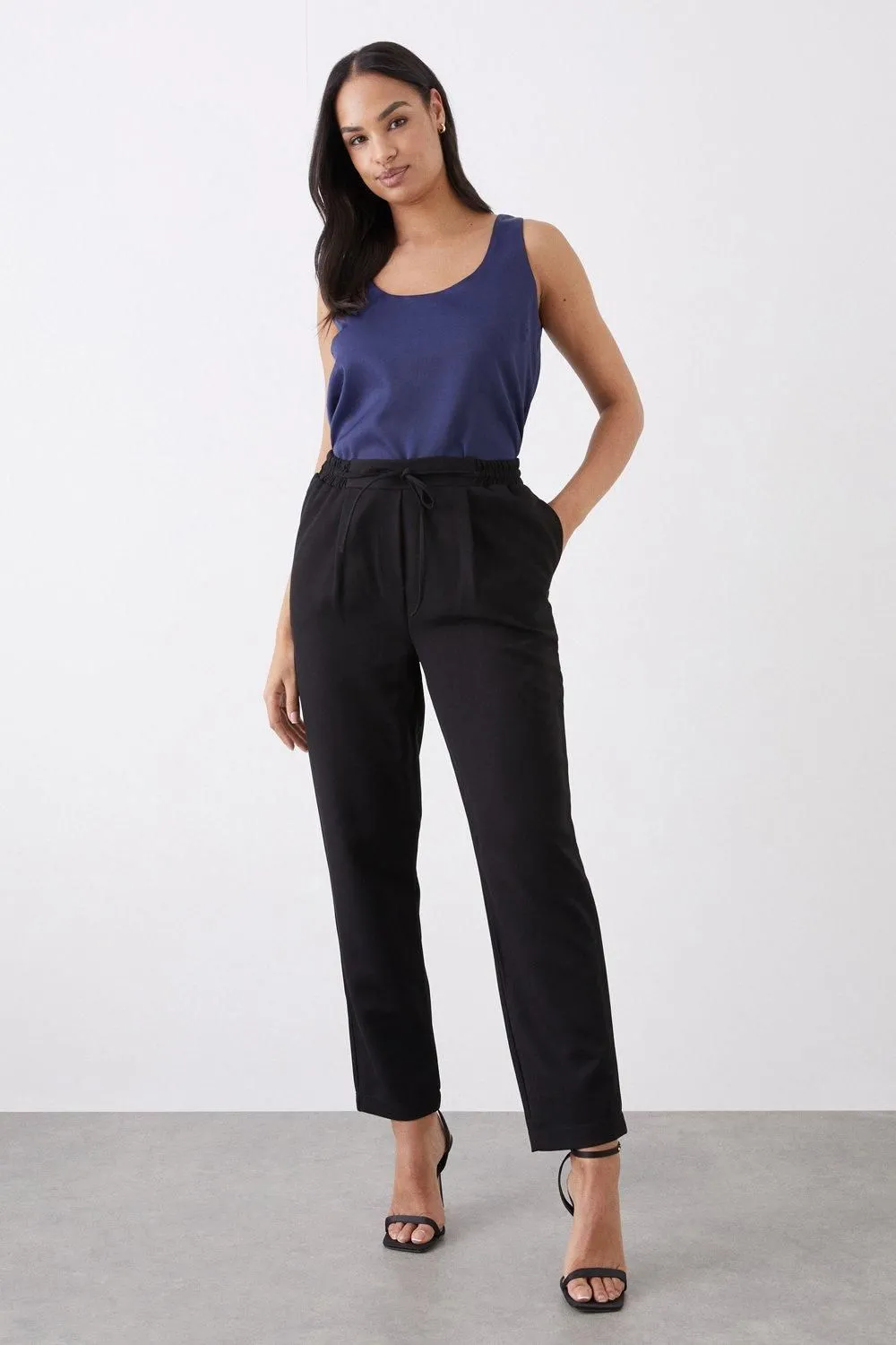 Tie Waist Formal Jogger