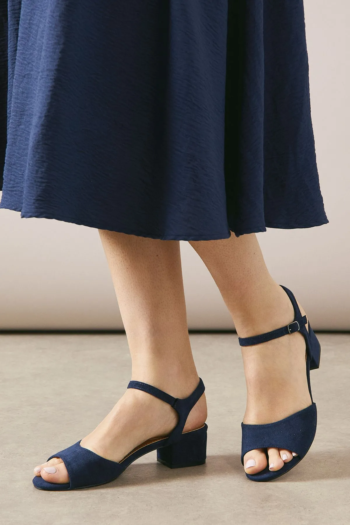 Good For The Sole: Edith Low Block Heeled Sandals