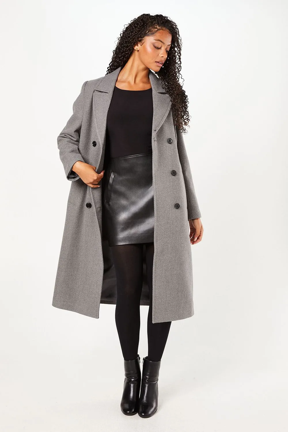 Double Breasted Maxi Coat