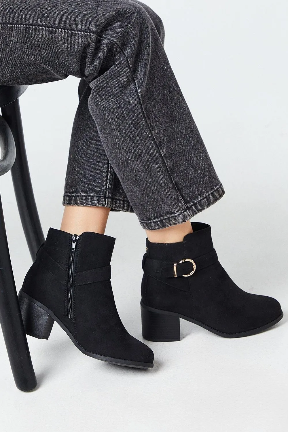 Good For The Sole: Wide Fit Heather Ankle Boots