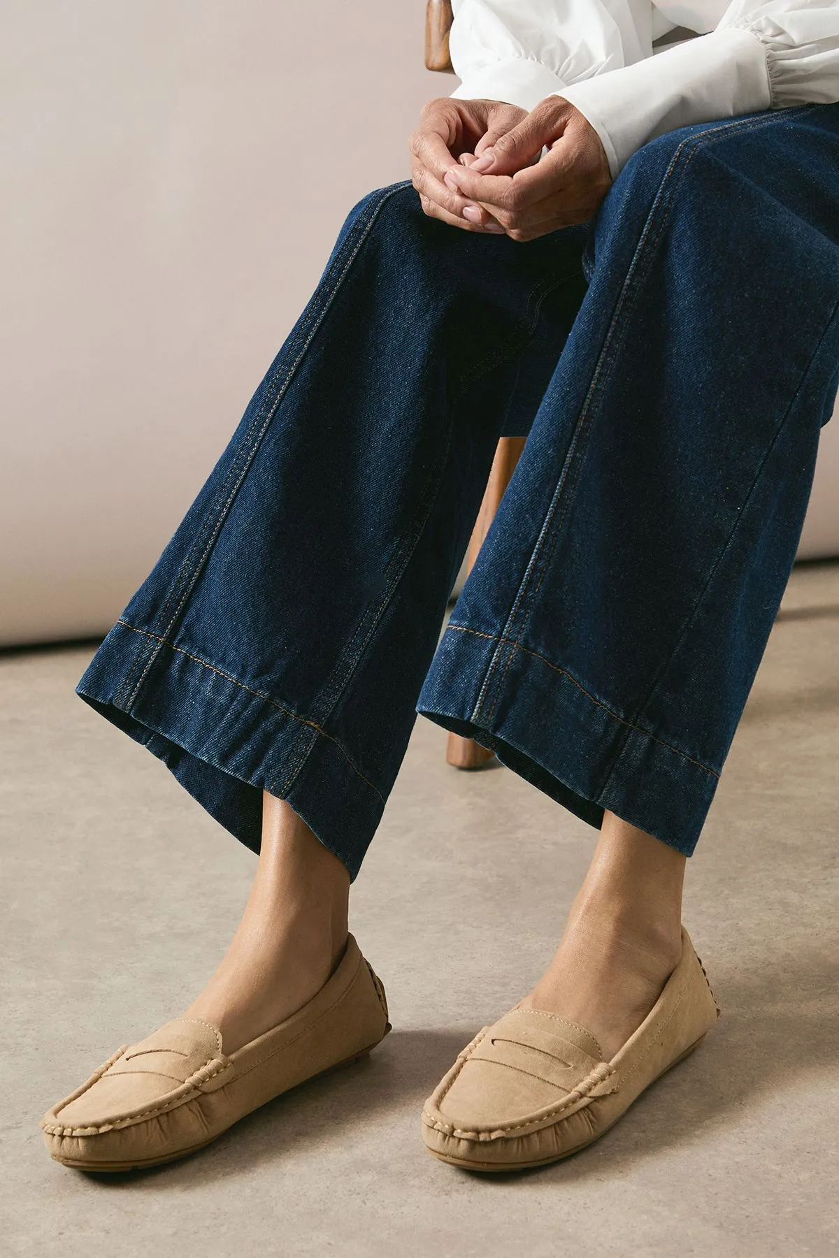 Good For The Sole: Isolde Faux Suede Comfort Moccasin Loafers