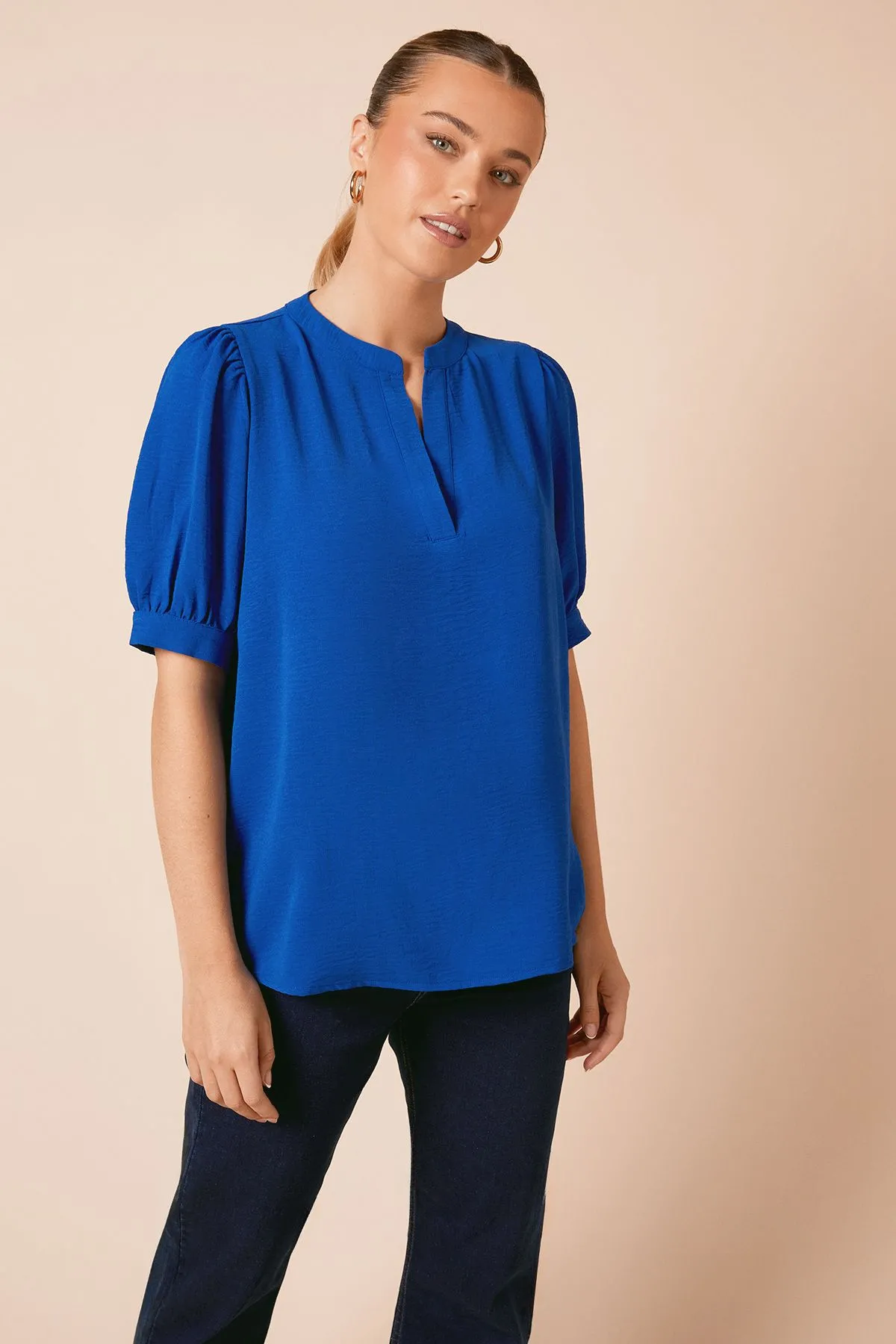 Puff Sleeve Overhead Shirt