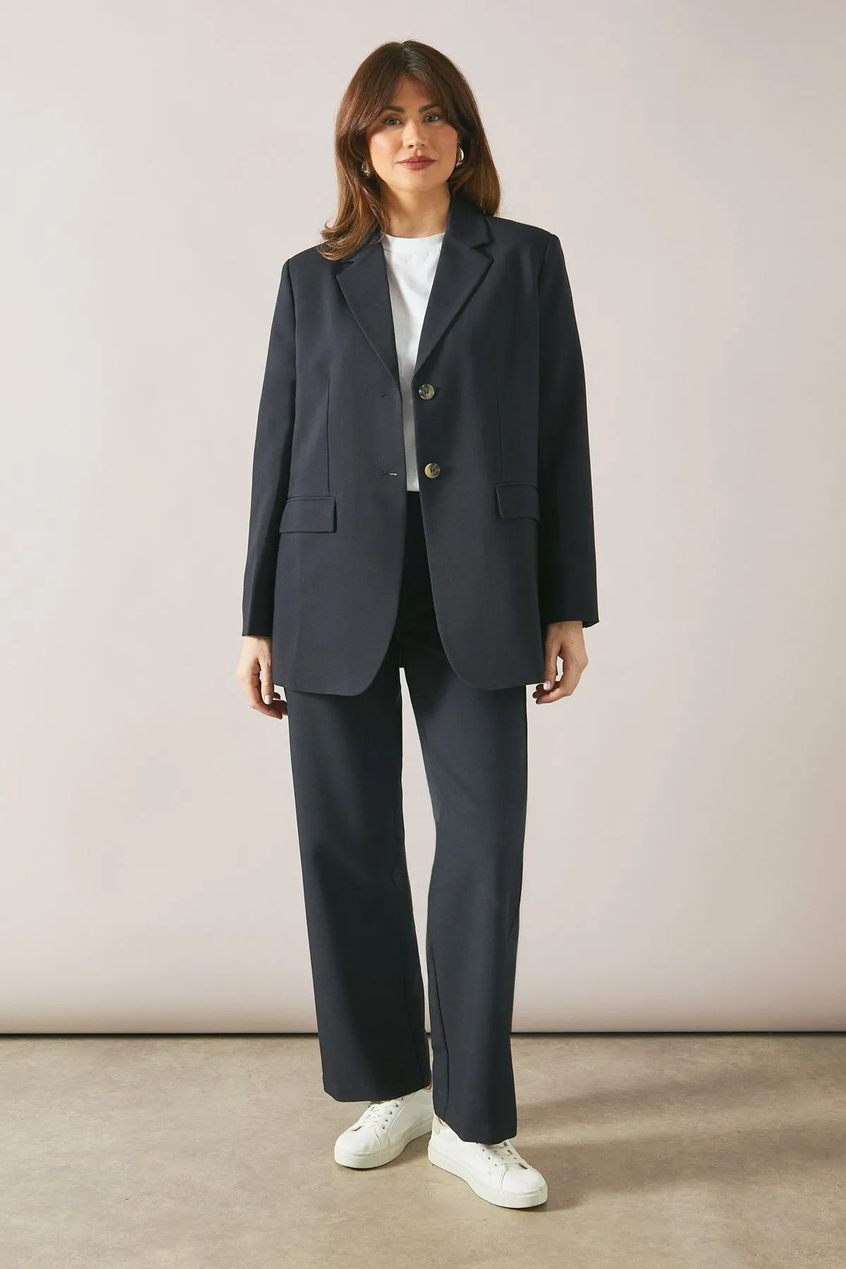 Single Breasted Two Button Blazer