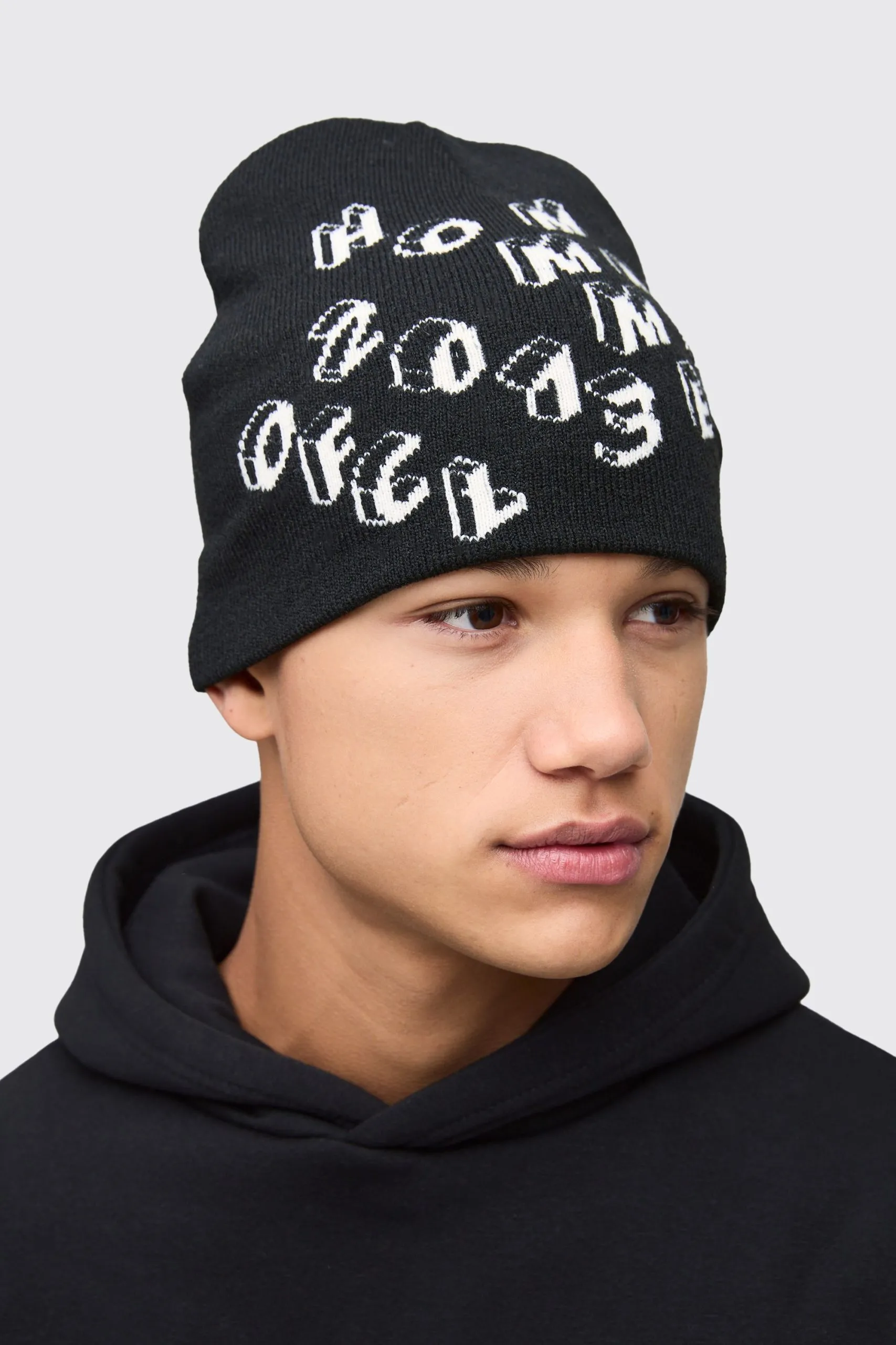 Homme Print Beanie