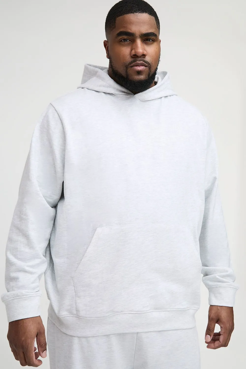 Plus Lightweight Loopback Regular Fit Basic Hoodie