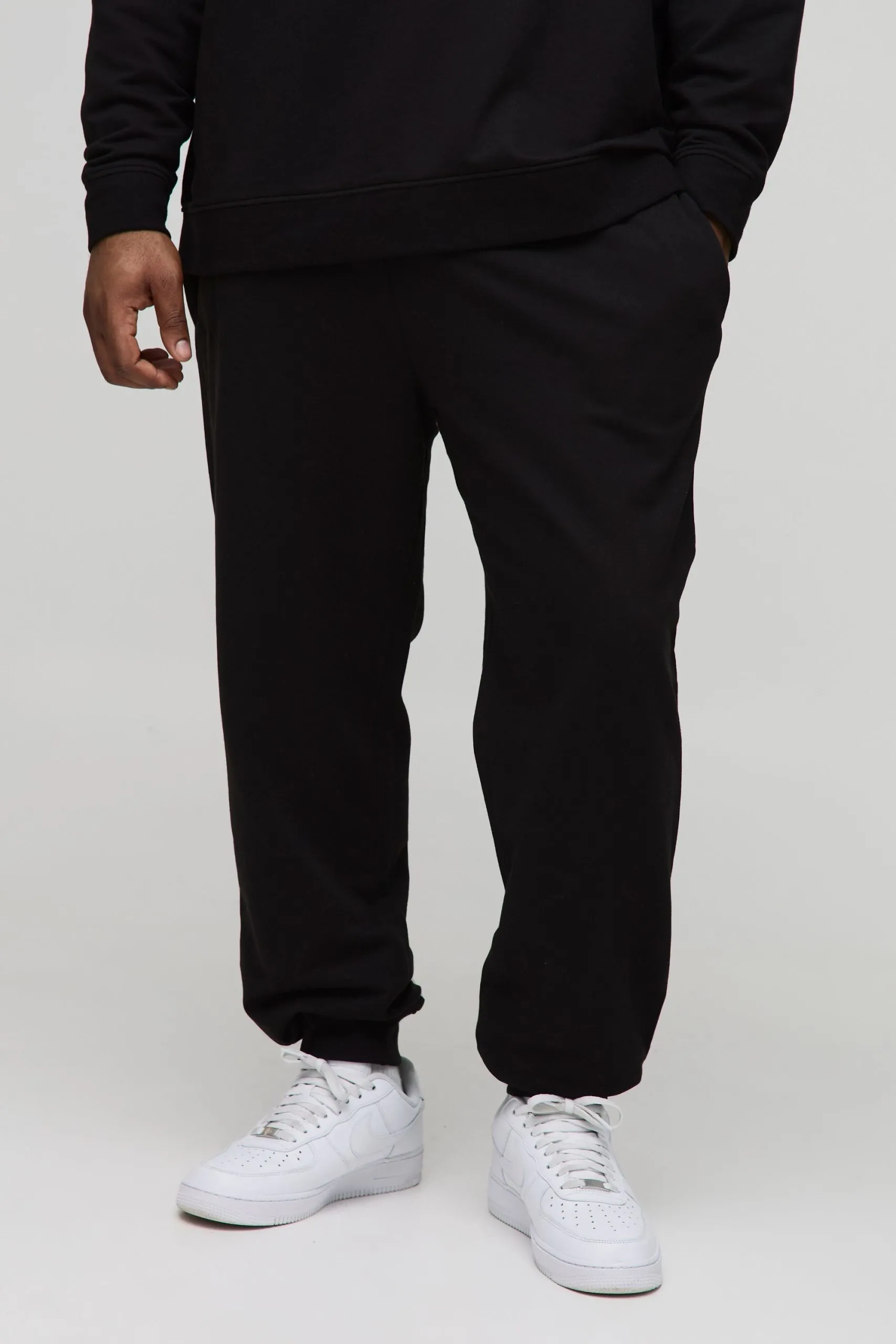 Plus Lightweight Loopback Regular Fit Basic Joggers