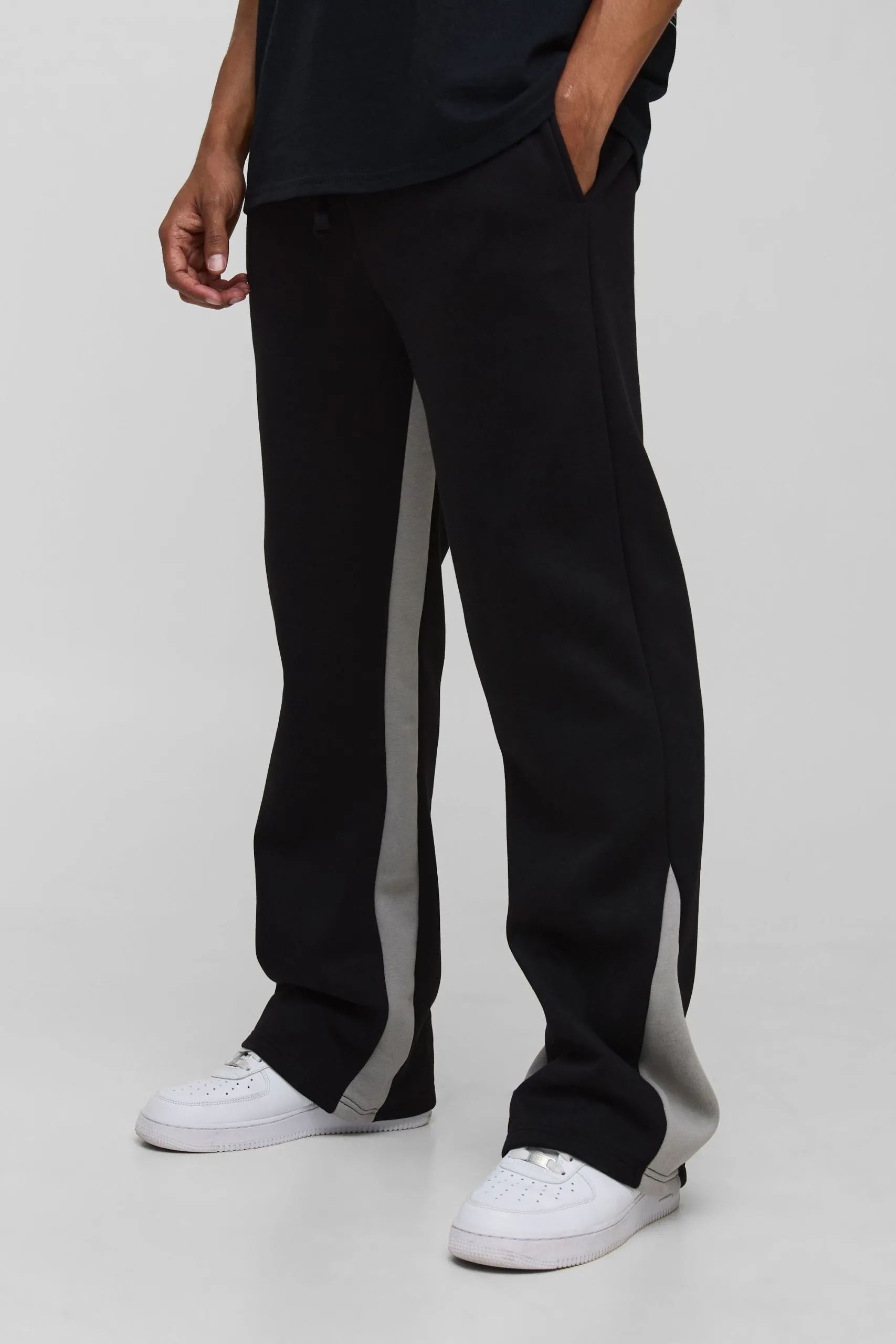 Relaxed Fit Flared Gusset Joggers