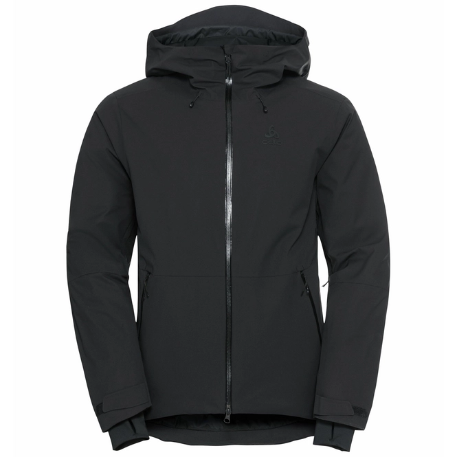 Ski Jacket Odlo Men's Jacket Insulated Ski Bluebird S-Thermic Black