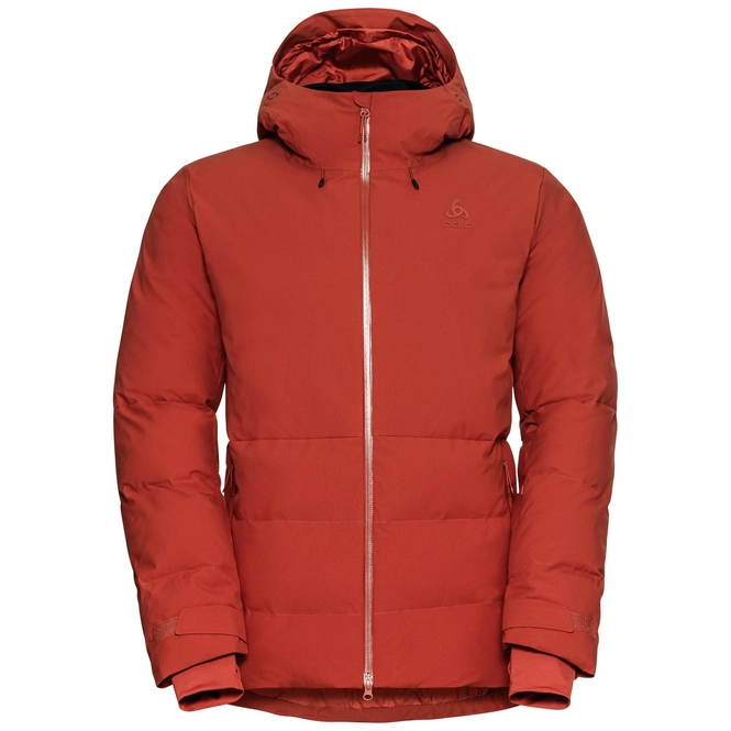 Ski Jacket Odlo Men's Jacket Insulated Ski Cocoon S-Thermic Ketchup