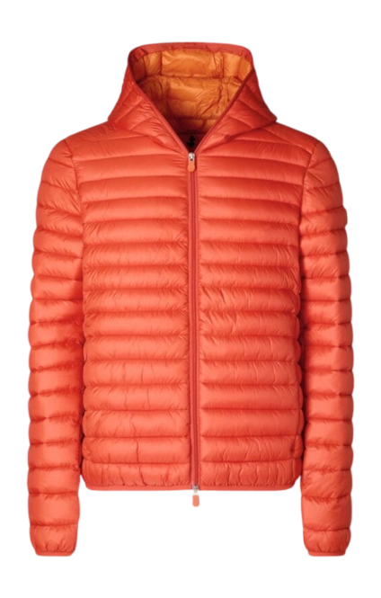 Jacket Save The Duck Men Duffy Hooded Jacket Maple Orange