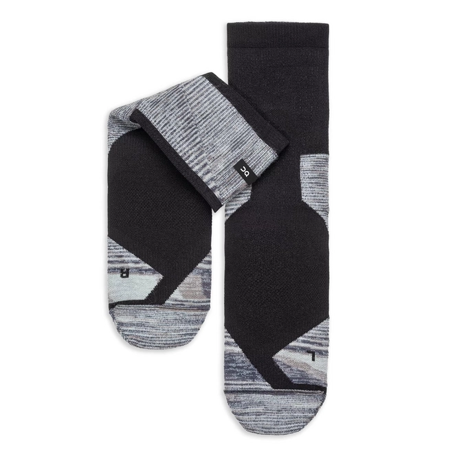 Hiking Socks On Running Women Explorer Merino Black Glacier