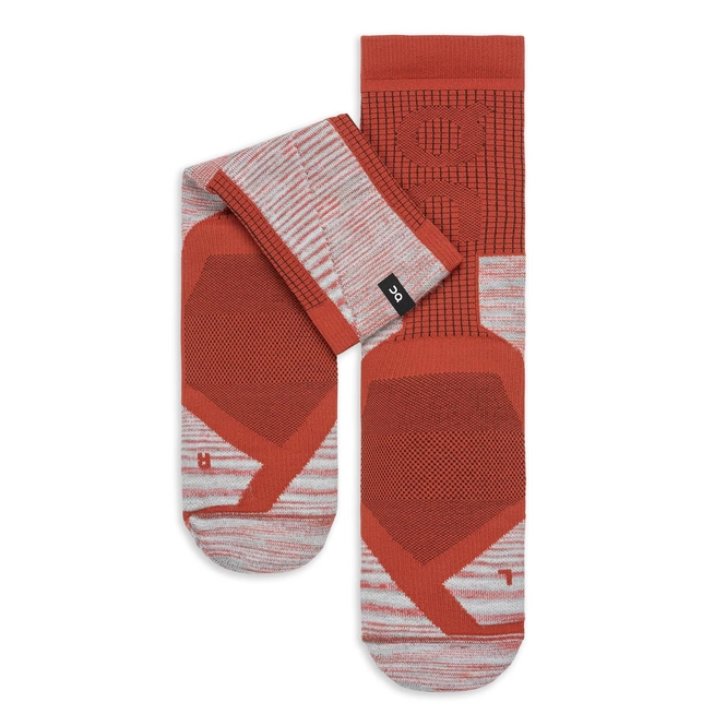 Hiking Socks On Running Women Explorer Merino Chili Red