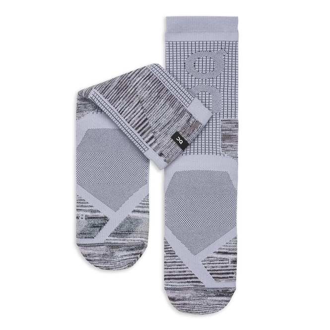 Hiking Socks On Running Women Explorer Merino Lilac Eclipse