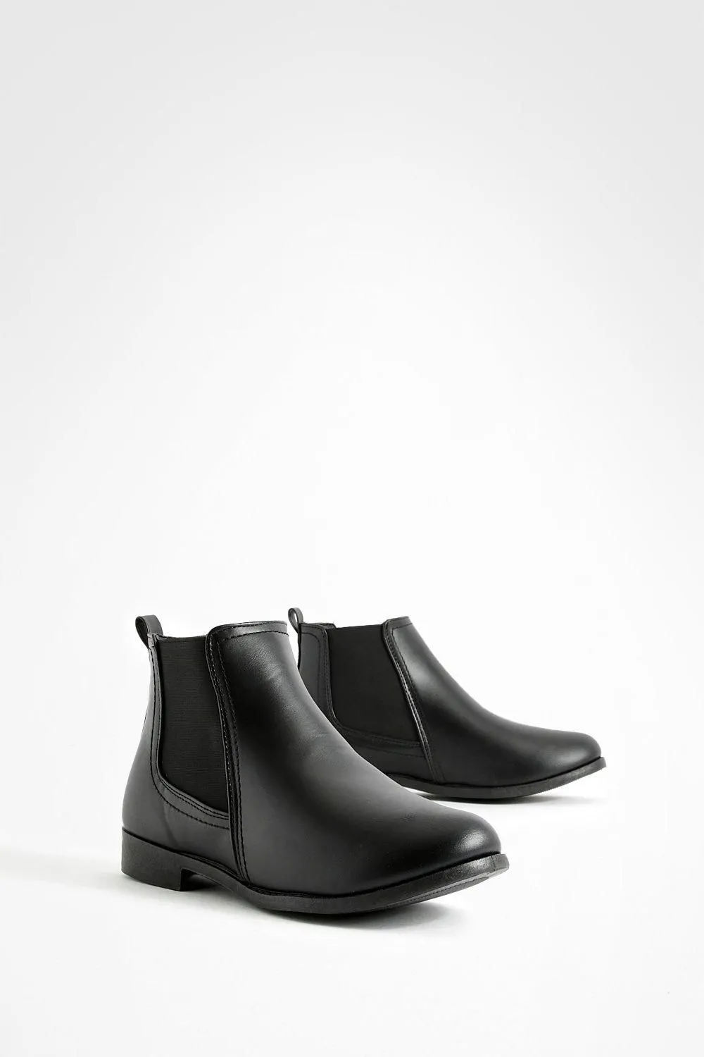 Wide Fit Flat Chelsea Boots