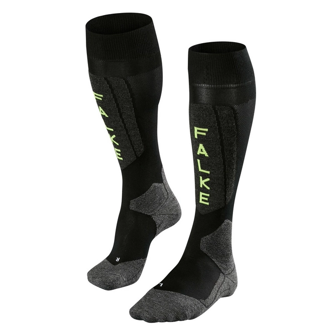 Ski Socks Falke SK5 Men Black Lightning