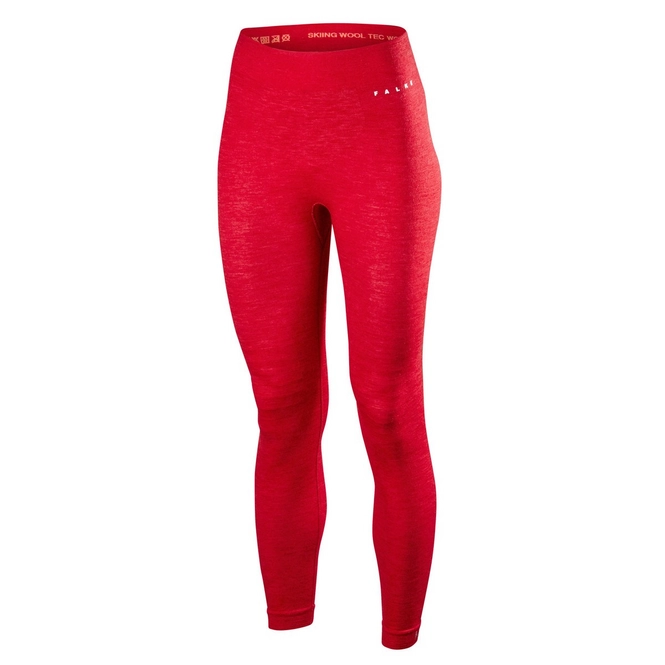 Leggings Falke Women Long Tights Wool-Tech Hot Chili