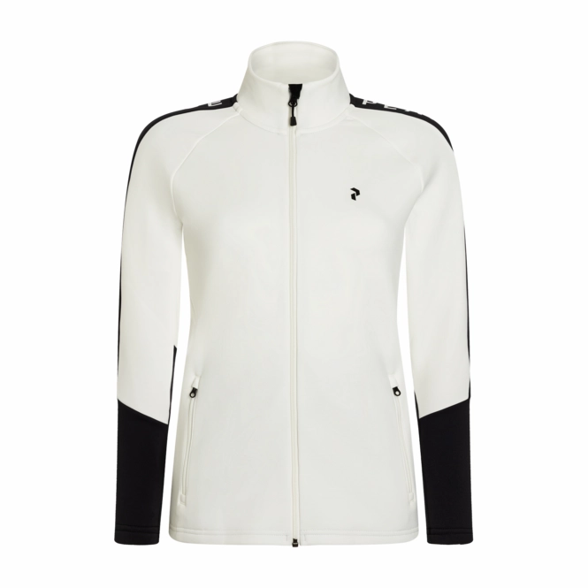 Jacket Peak Performance Women Rider Mid Zip Jacket Offwhite Black 2023
