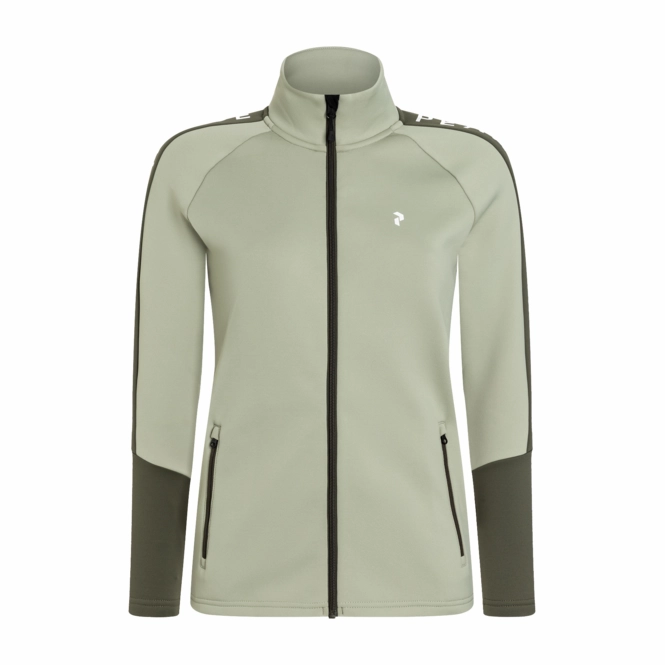 Jacket Peak Performance Women Rider Mid Zip Jacket Limit Green Pine