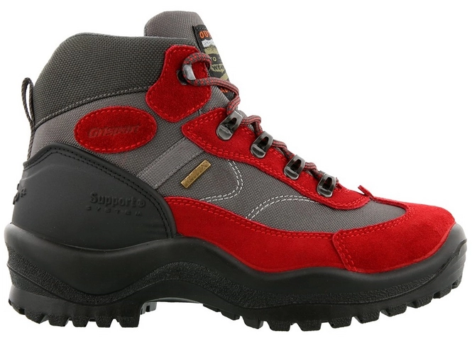 Walking Shoe Grisport Torino Mid Red
