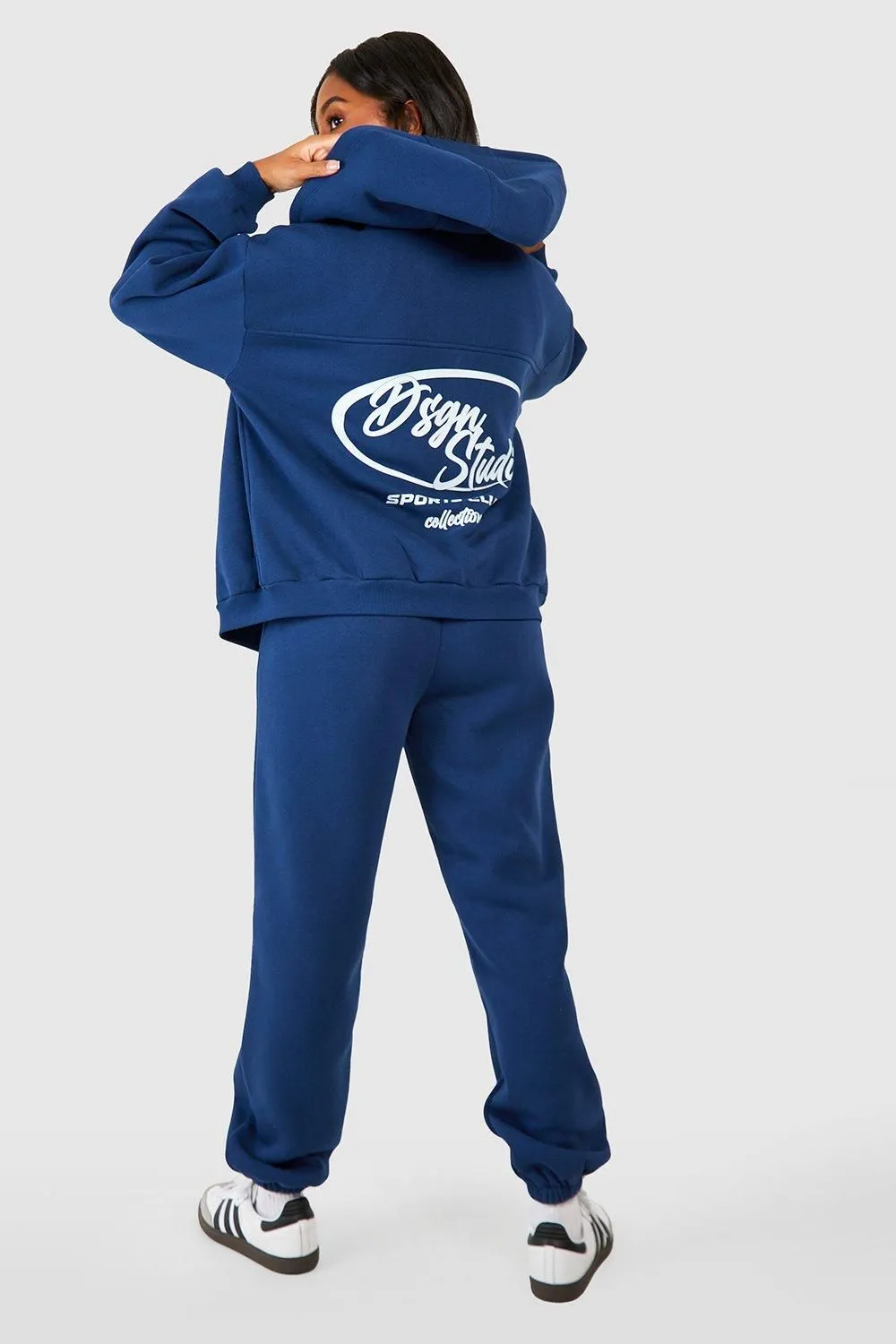 DSGN Studio Sports Zip Through Hooded Tracksuit