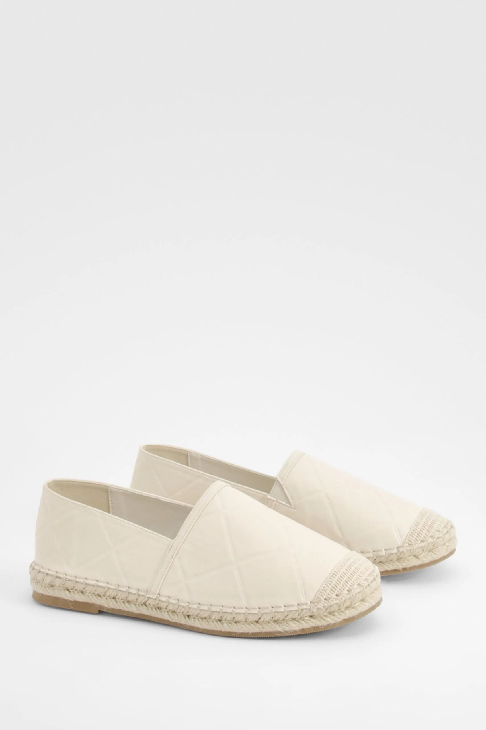 Wide Fit Embossed Espadrilles