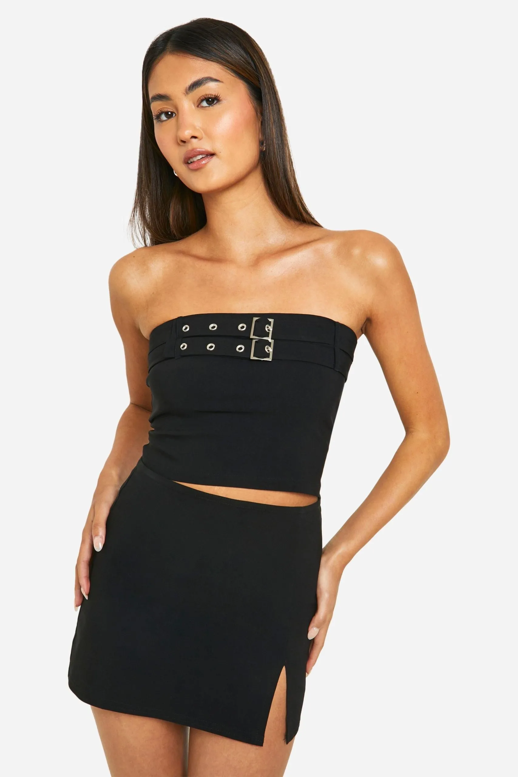 Bengaline Double Belt Detail Corset