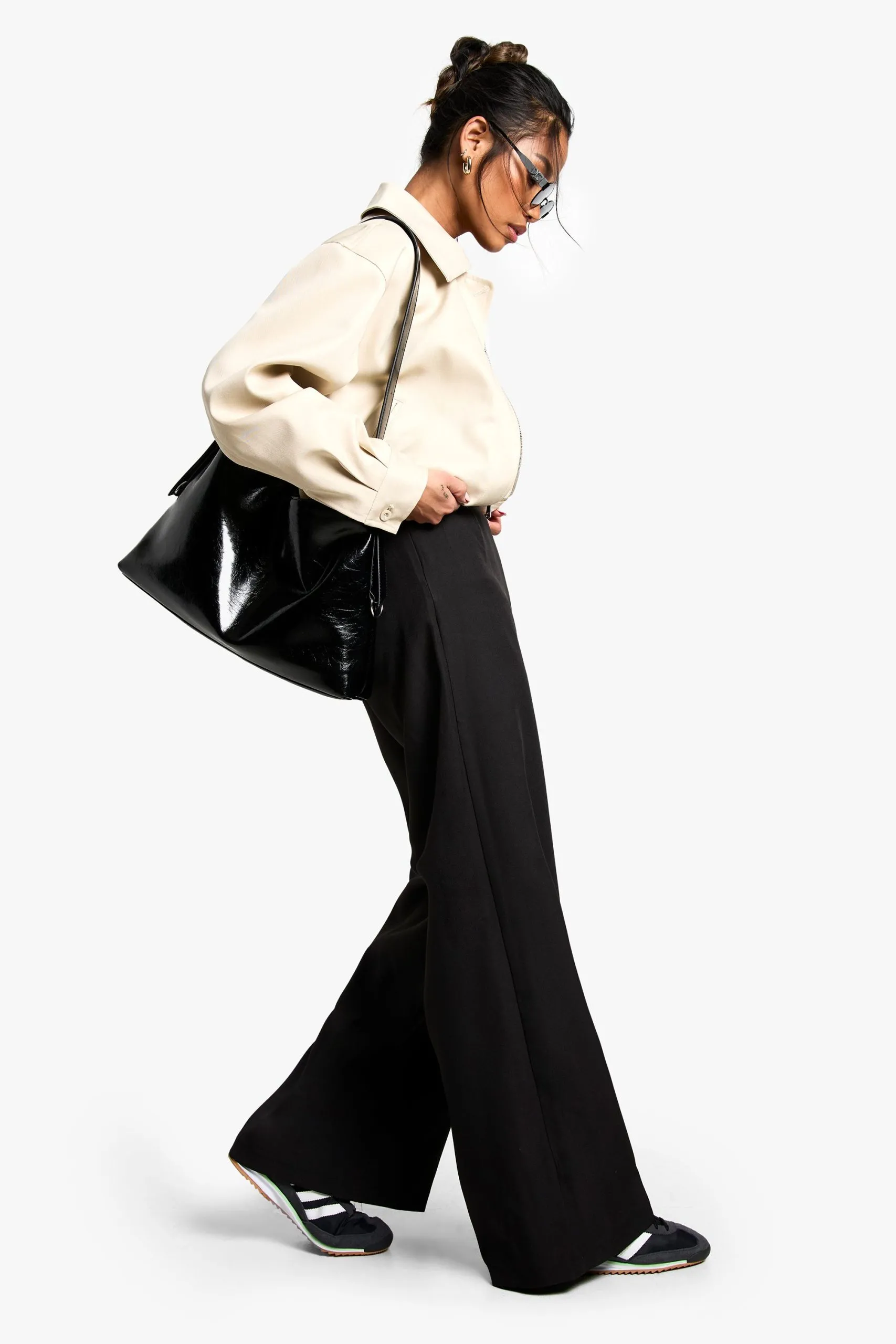 Wide Leg Tailored Trouser