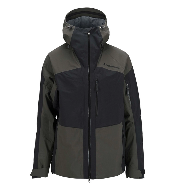 Ski Jacket Peak Performance Men Heli Gravity Black Olive