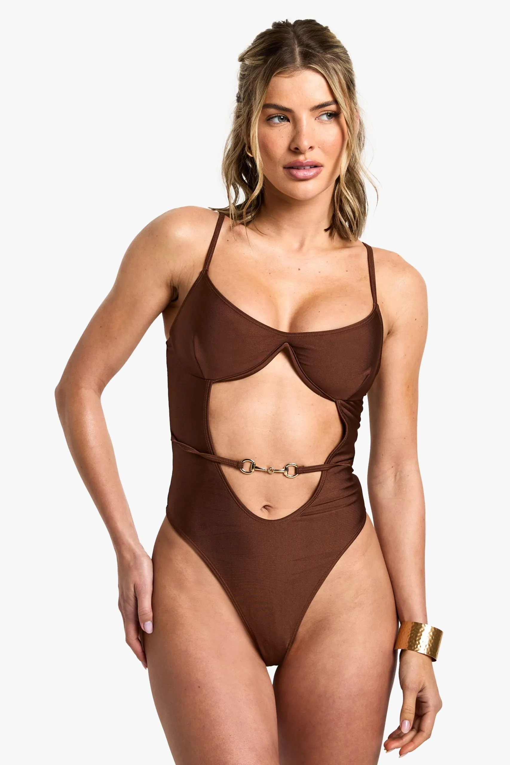 Underwired Cutout Swimsuit