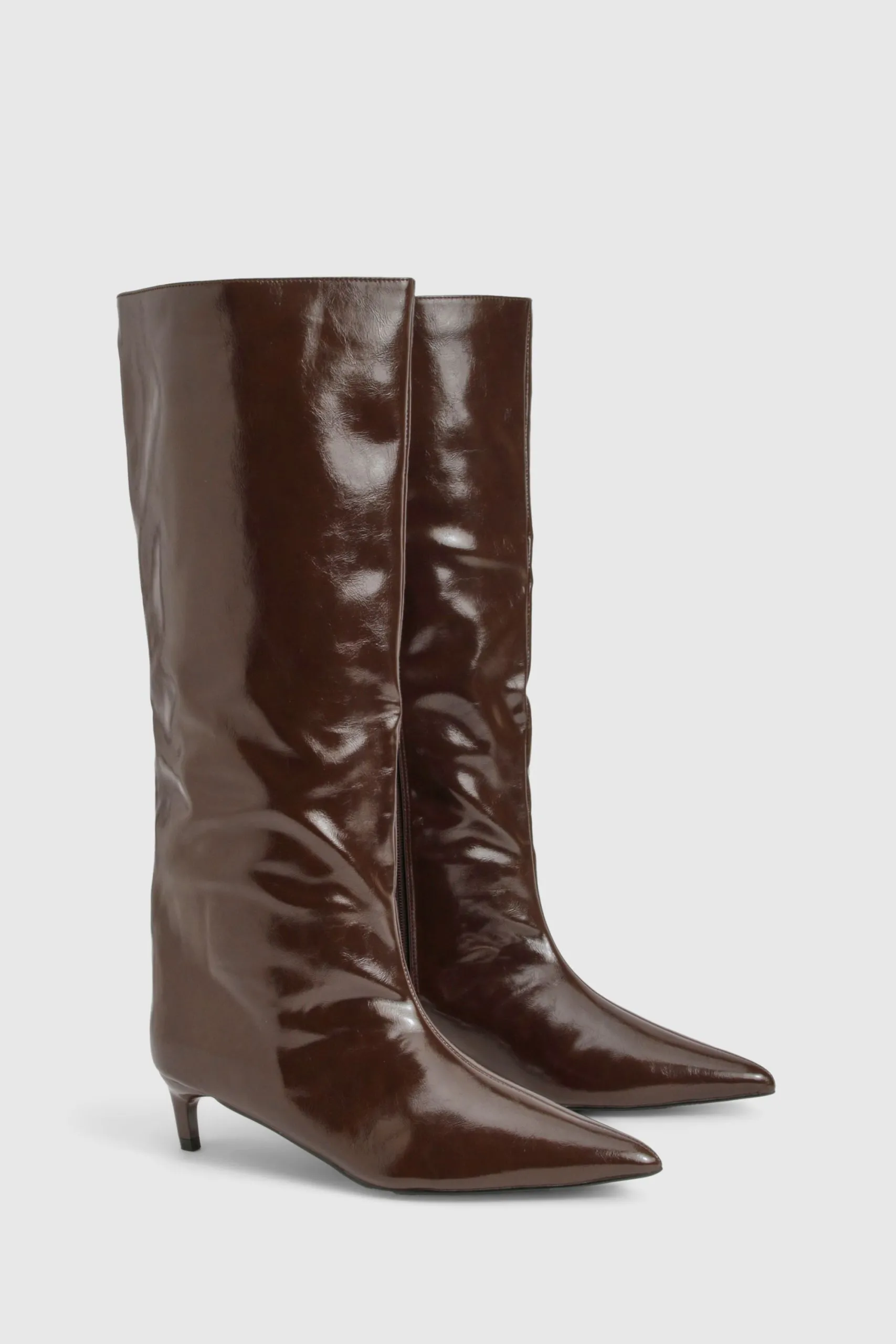 Column Knee High Boots