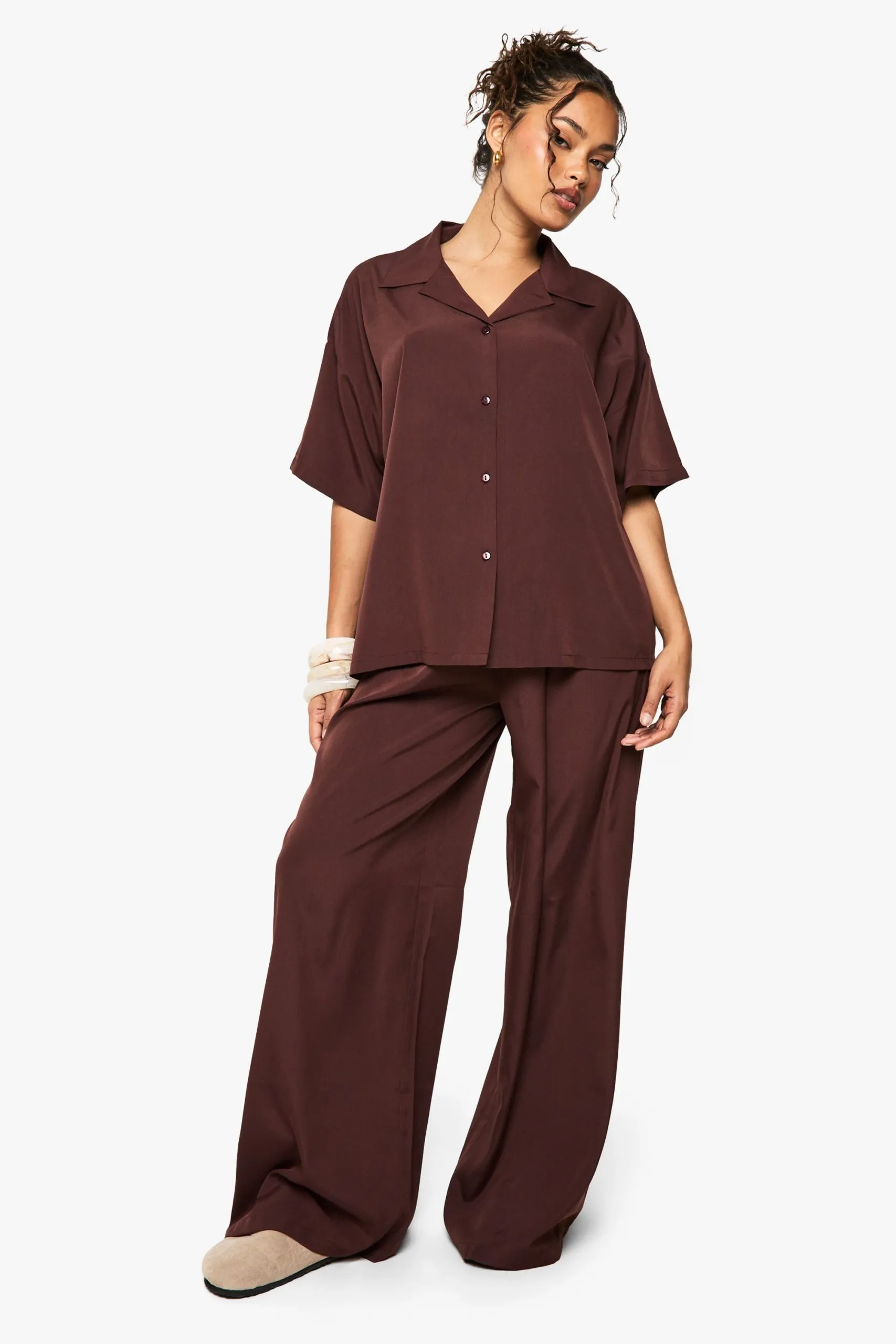 Oversized Shirt Co-ord