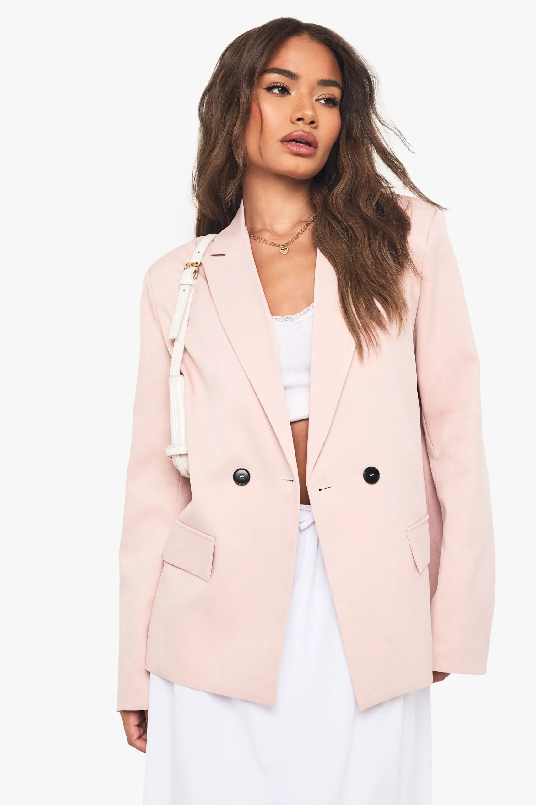Pocket Detail Oversized Blazer