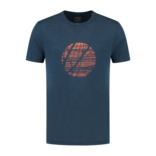 T-Shirt Men's Blue Loop Denimcel Night Forest Dress Blue