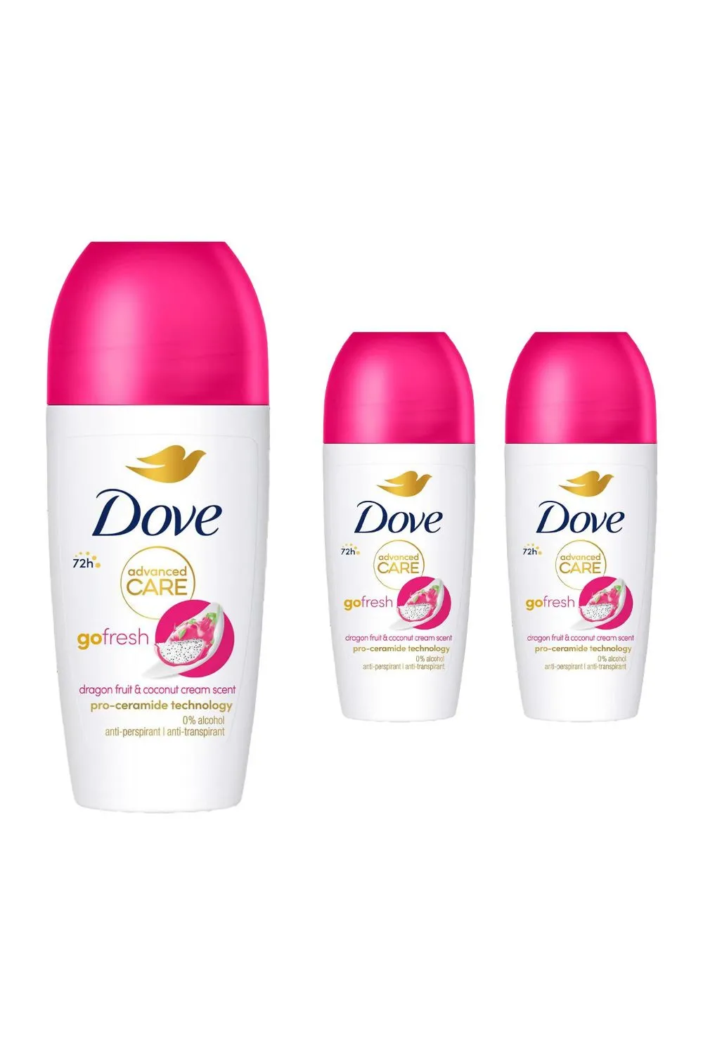 Advanced Care Go Fresh Women's 'Roll On' with 72H Protection 50ml, 3pk