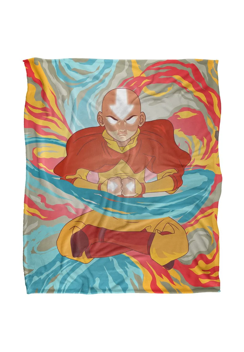 Avatar The Last Airbender Aang Silky Touch Super Soft Throw Blanket 152 X 127 cm