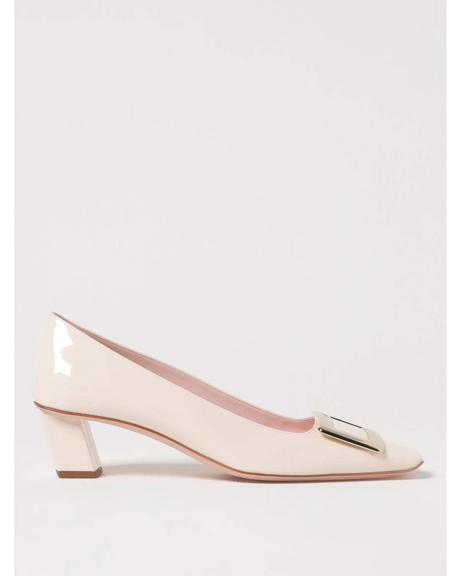 Belle Vivier Patent Leather Pumps Wo - Beige Pumps