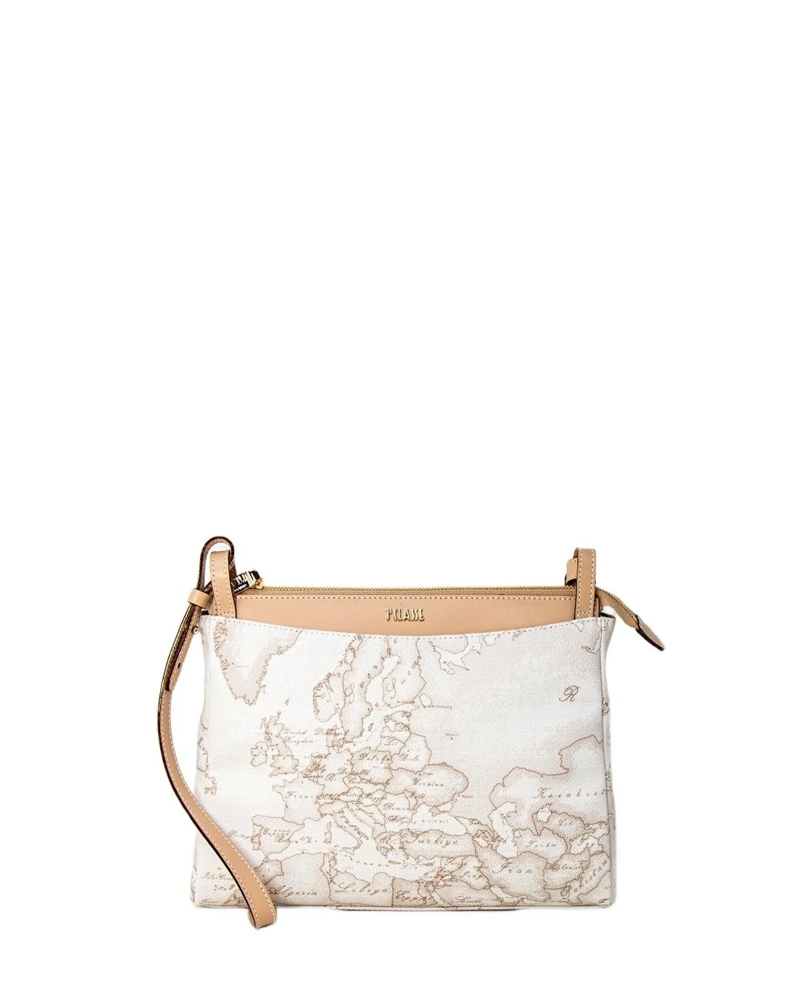 Geo Classic Crossbody Bag- White