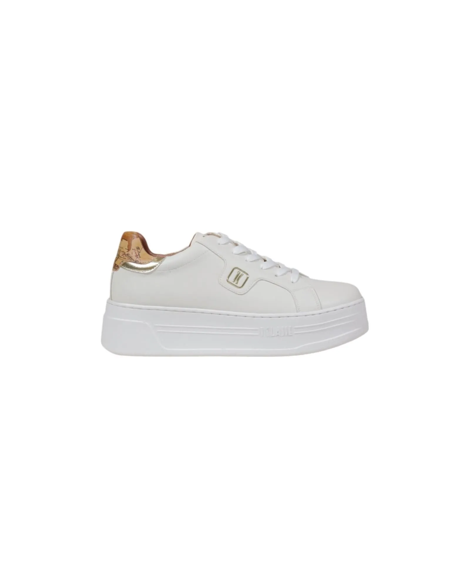 Platform Sneakers Casual Leather- White