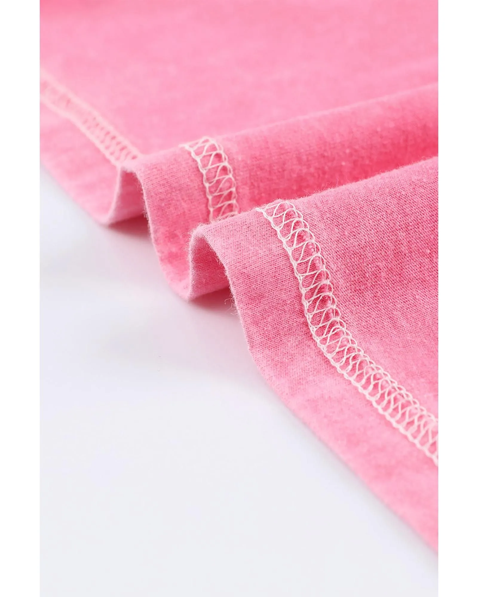 Acid Wash Lace Patch Pocket T-Shirt