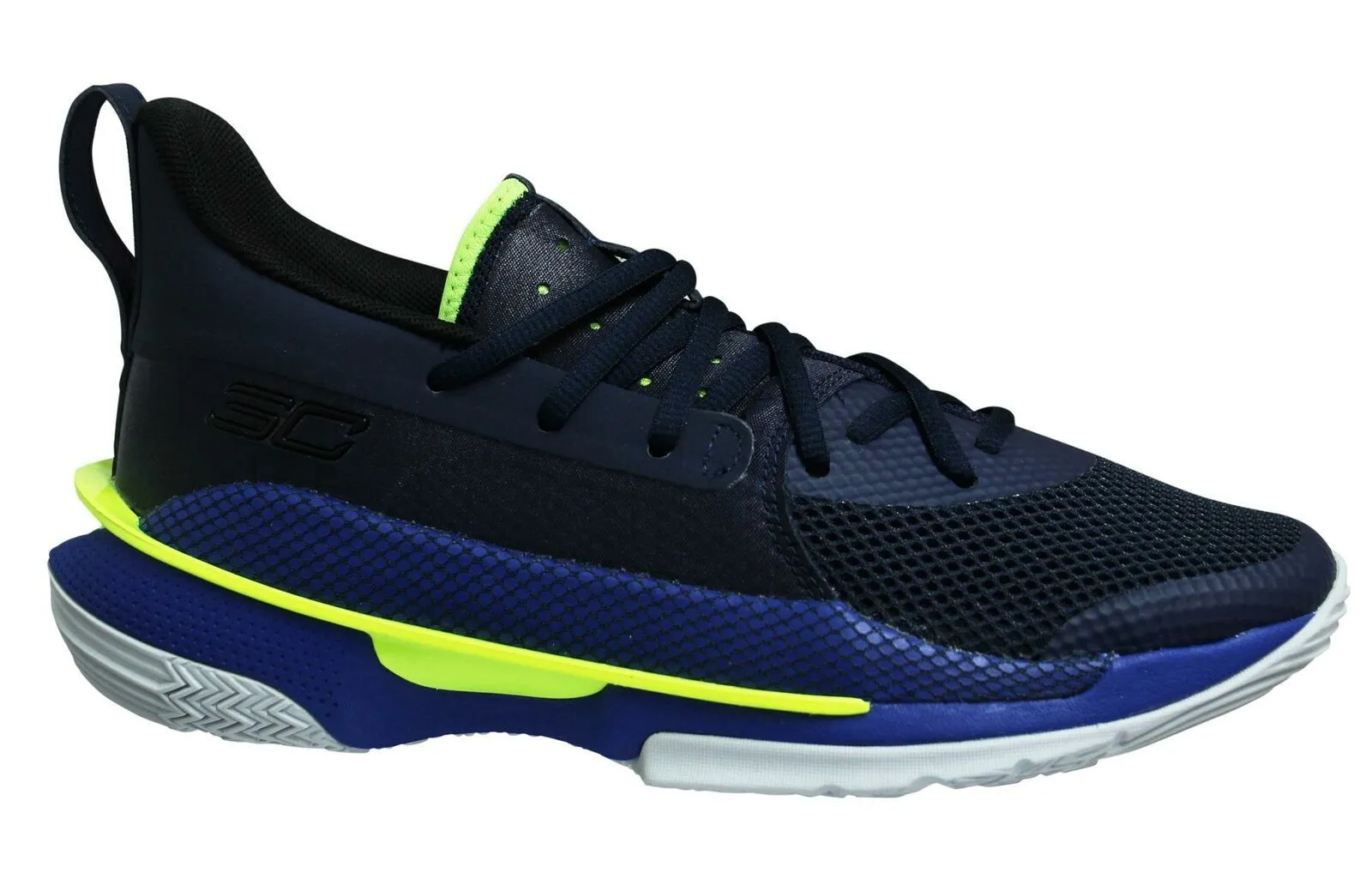 Stephen Curry 7 Blue Lace Up Running Trainers