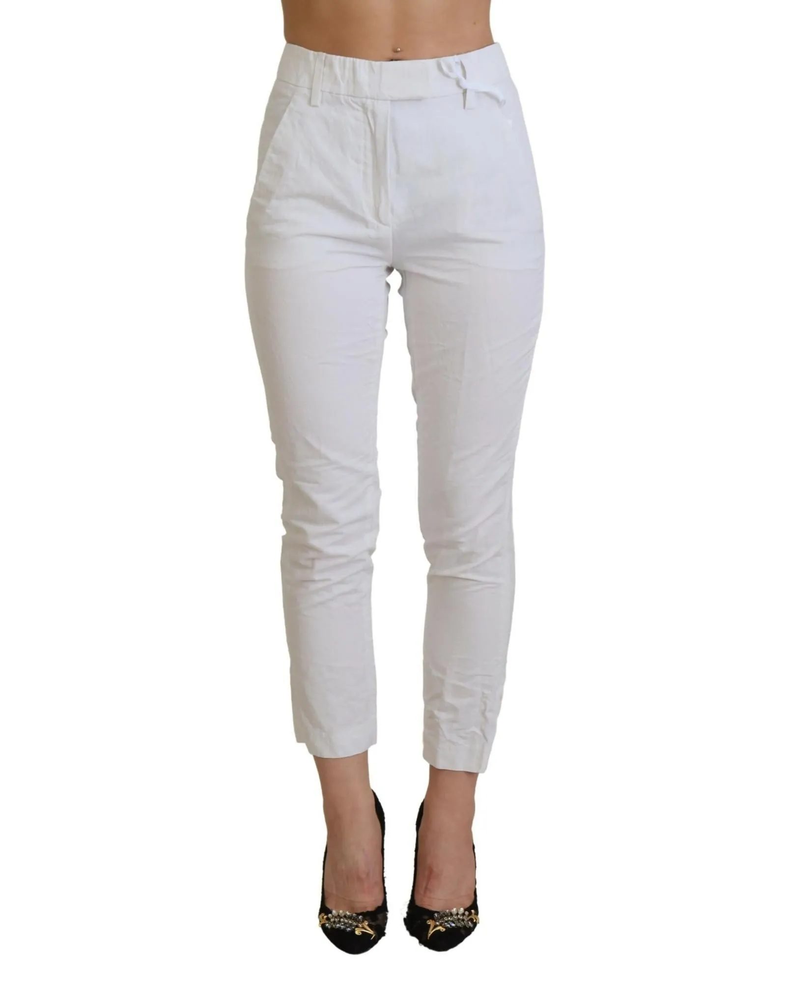 Casual Cotton Pants Model PAN71124- White Jeans
