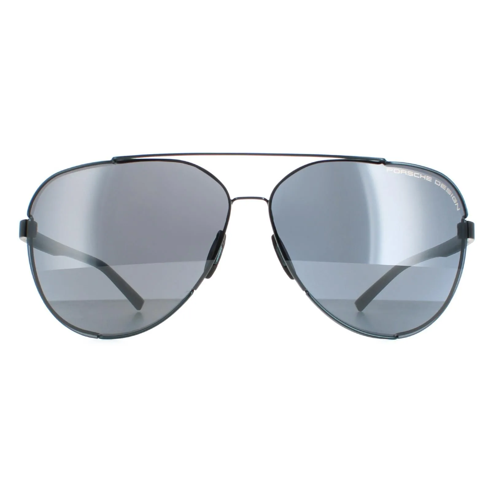 Aviator Matte Black Dark Grey  P8682