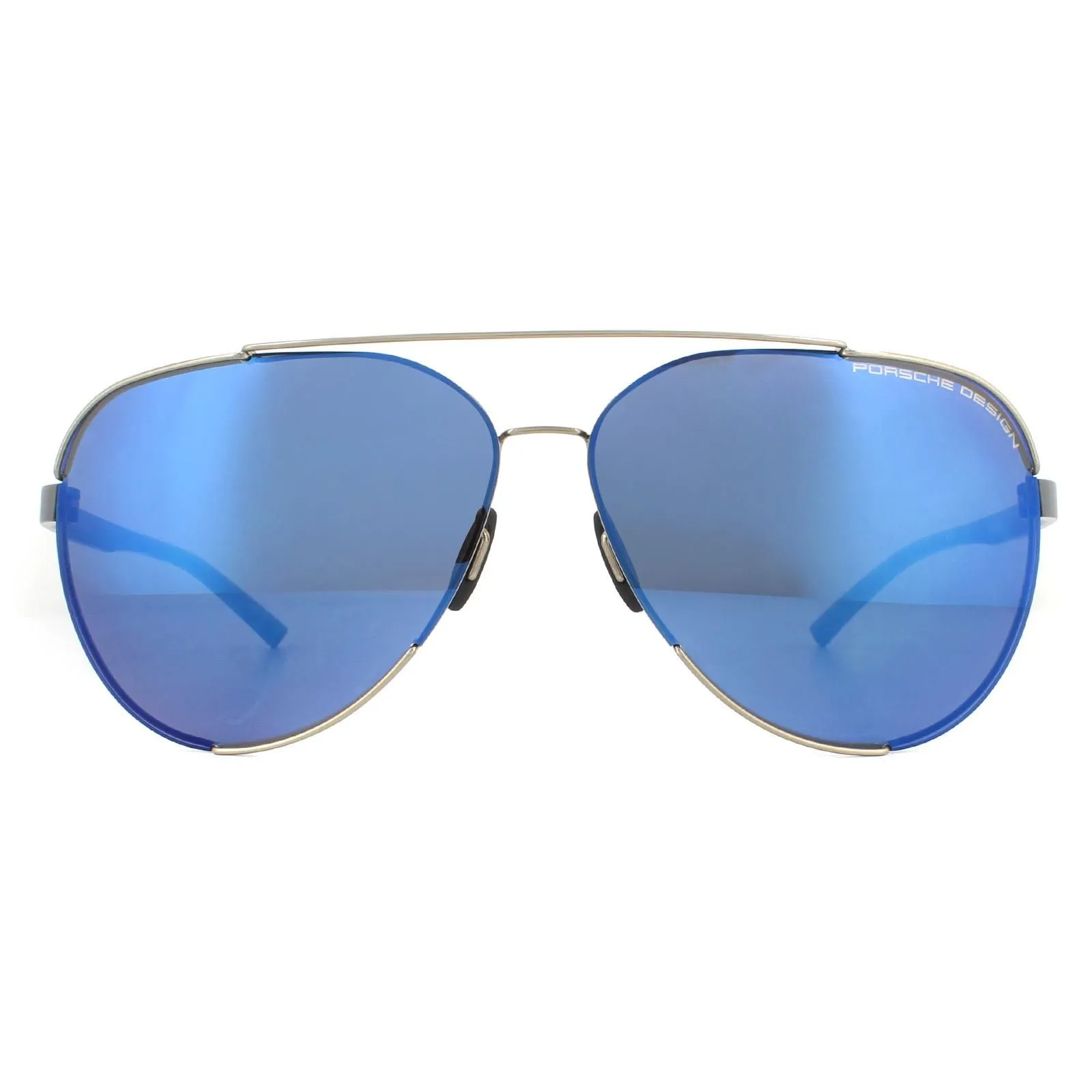 Aviator Gold Blue Silver Mirror Sunglasses