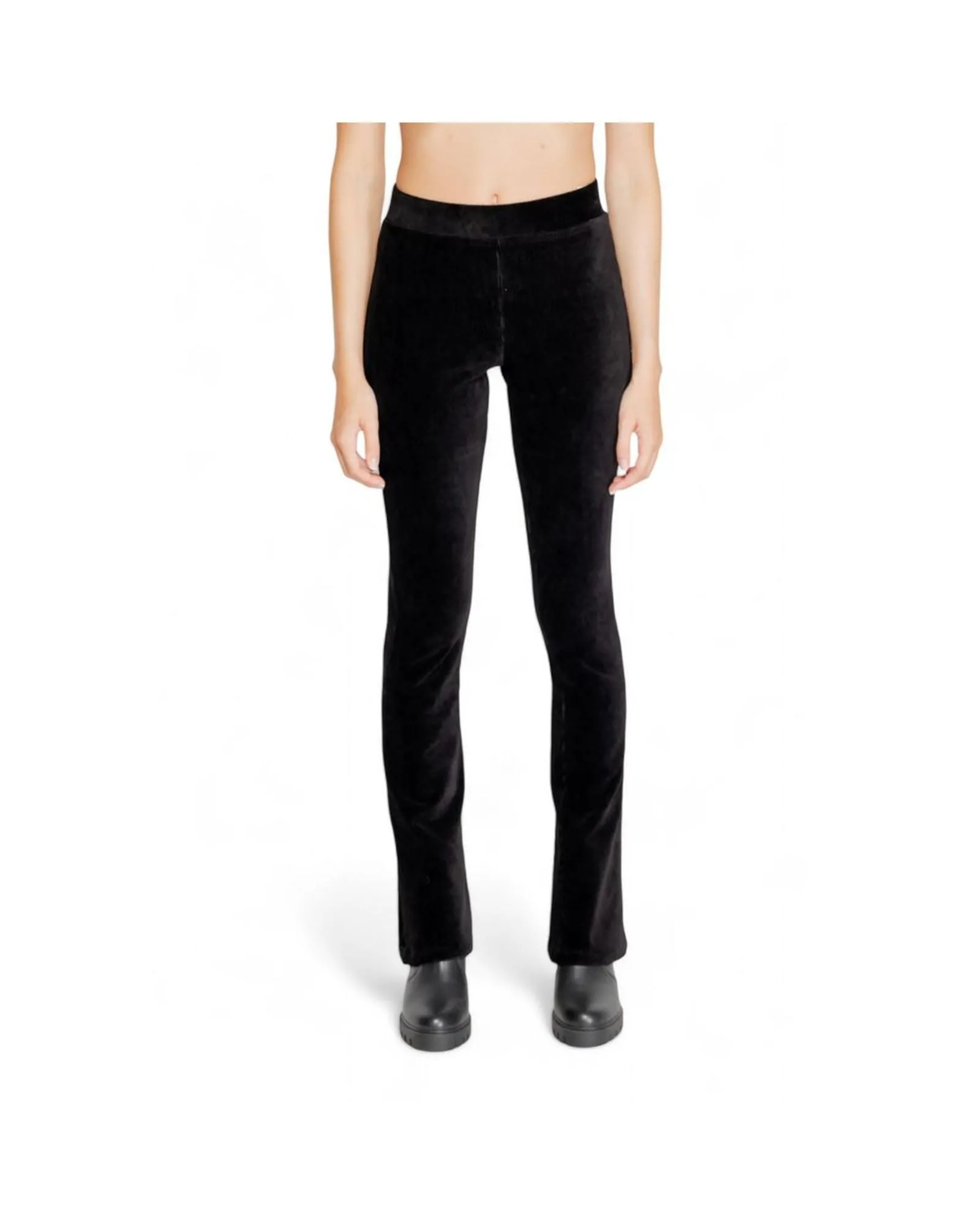 Velour Flare Pants Model ST15261300009RO- Black Jeans