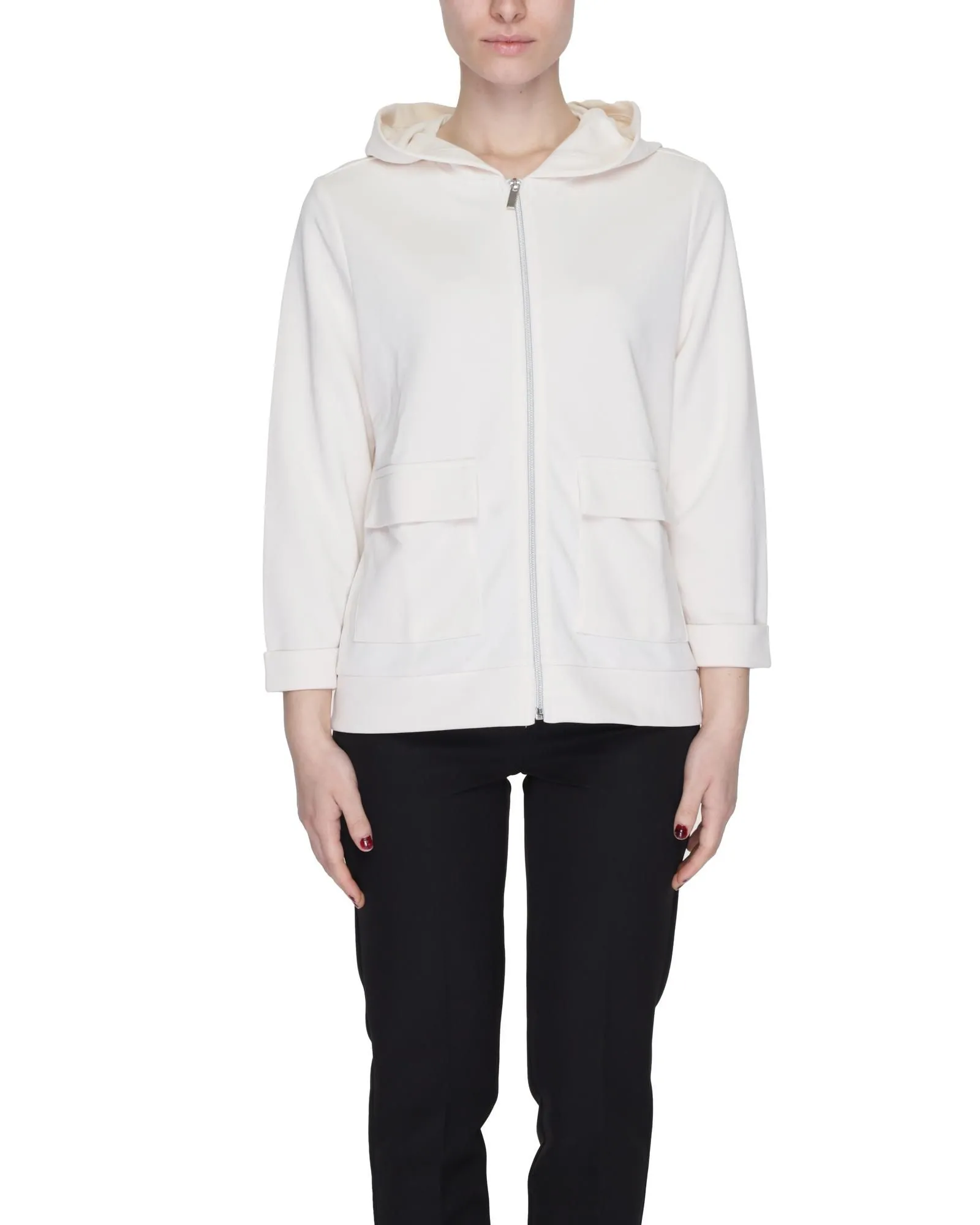 Zip-Up Hooded Sweatshirt