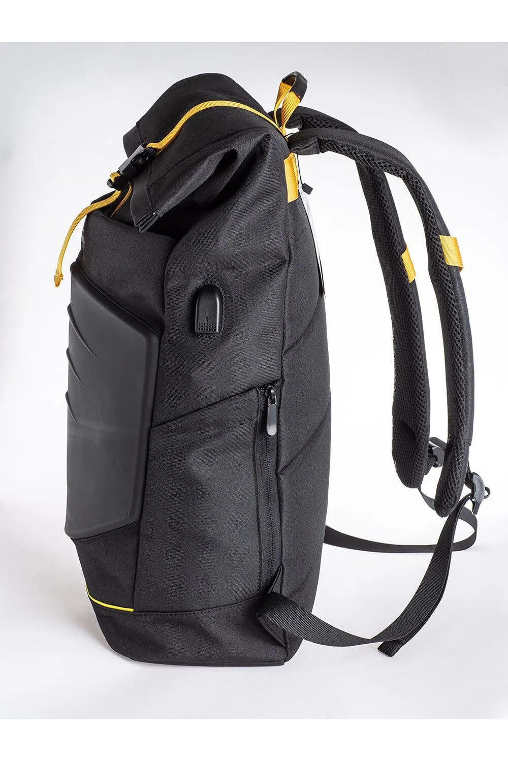 ‘AS-Protection’ Deluxe Laptop Backpack Shockproof Anti Theft Zip 15.6” Laptops USB Charging