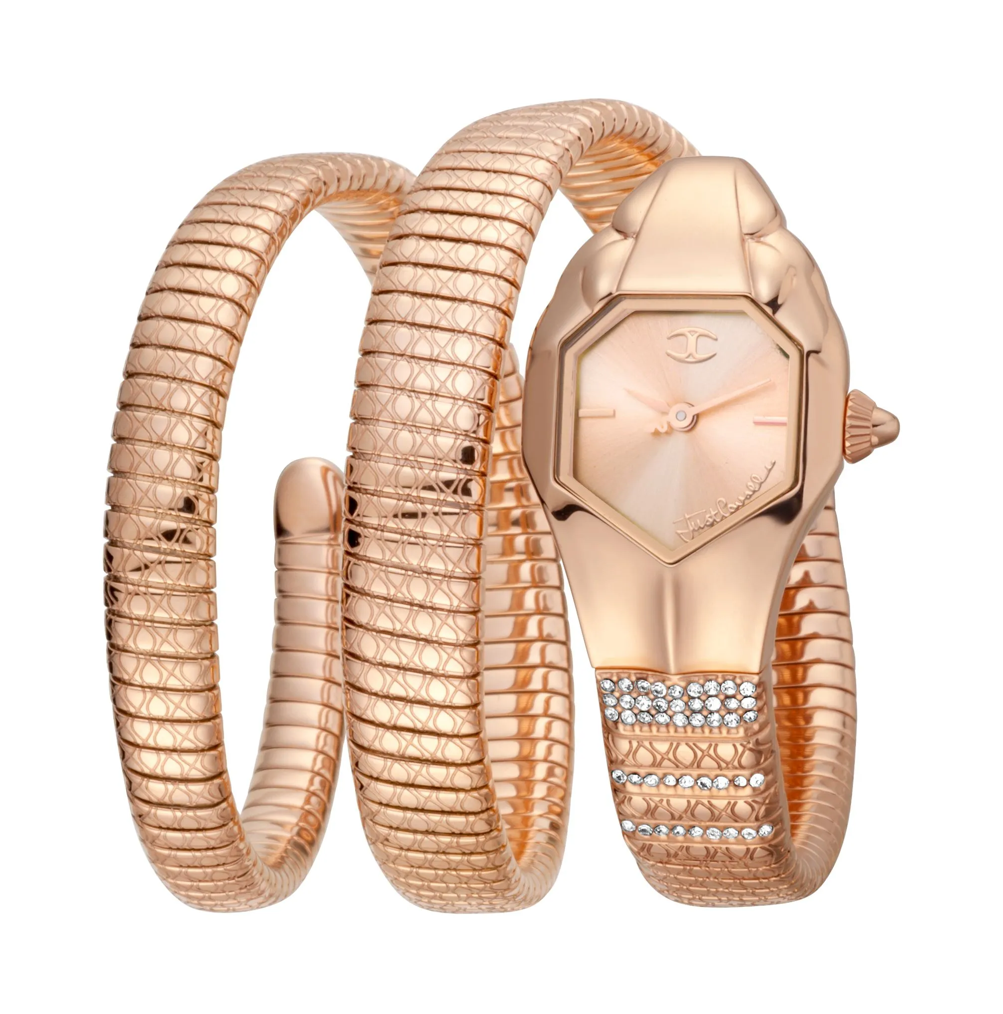 Just Cavalli Women's Just Glam EVO 1 rosegold  Dial Rose Gold Bracelet Watch