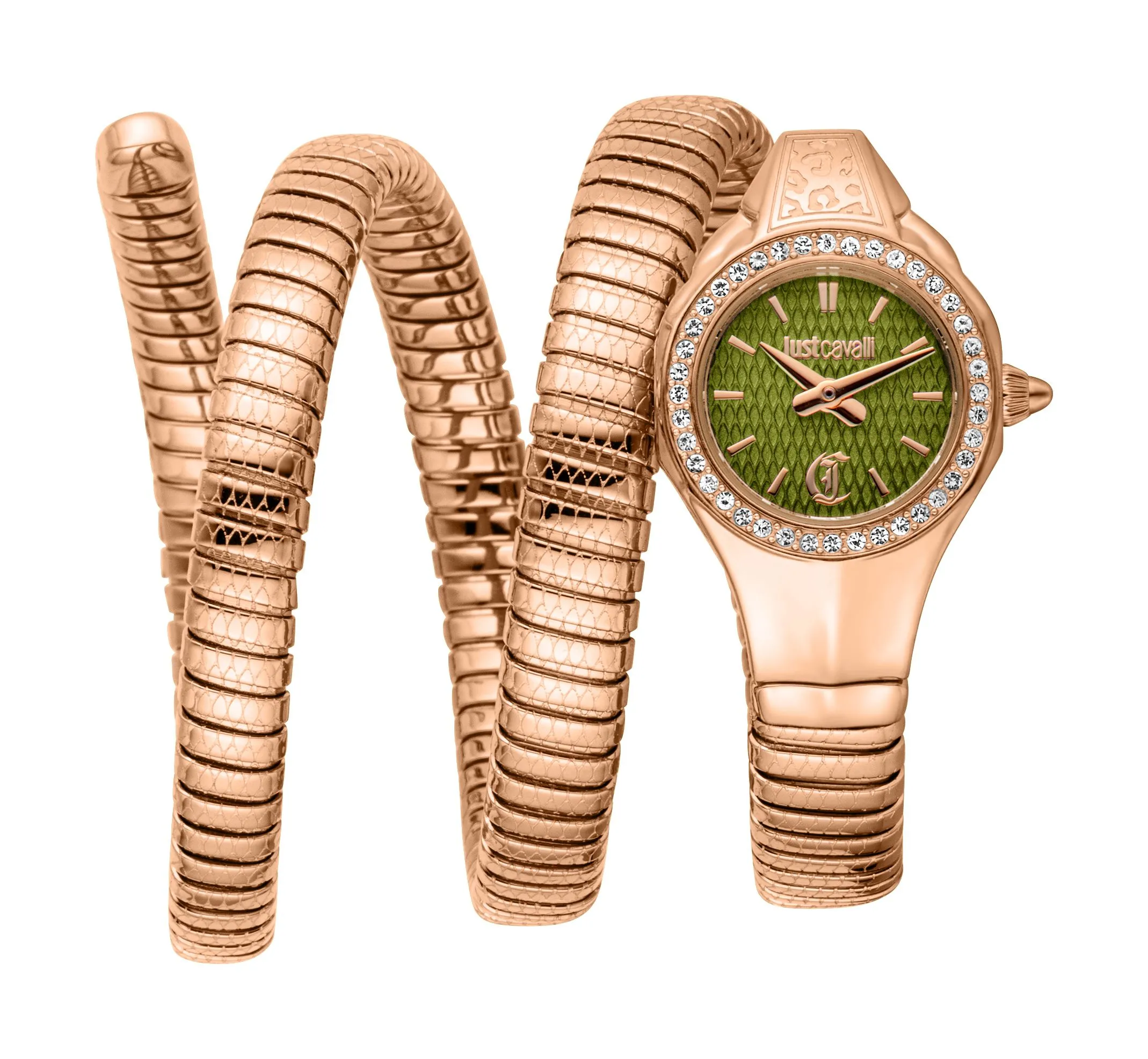 Just Cavalli Women's Snake 316L Stainless Steel Watch