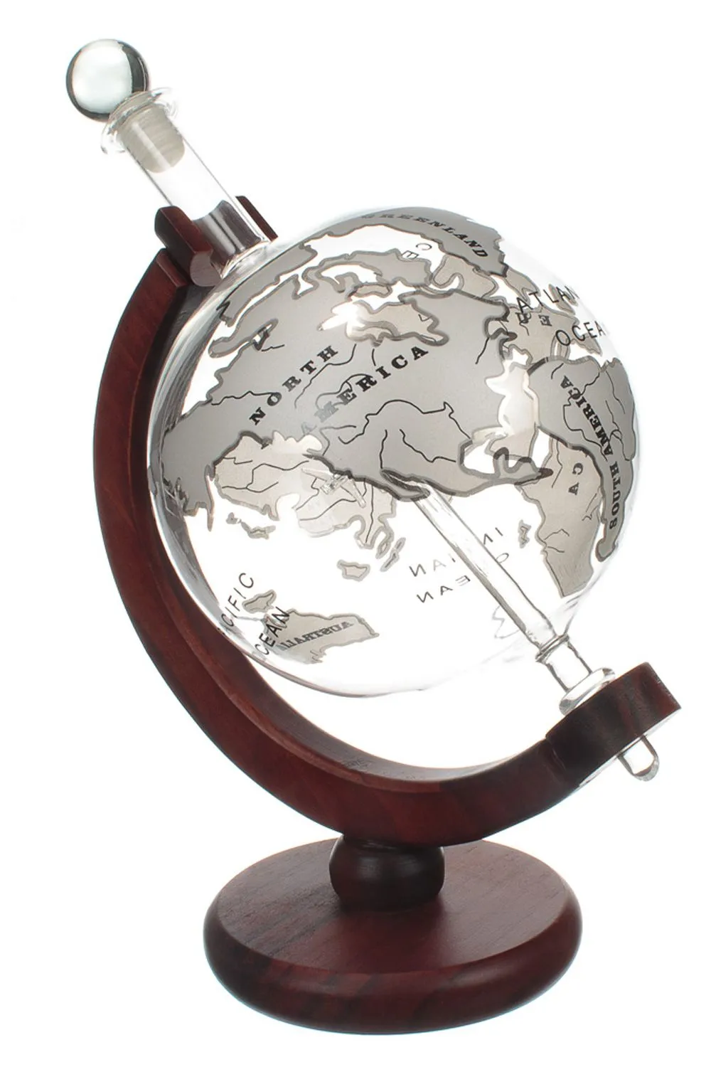 Bar Originale Silver Plane Globe Decanter 750ml